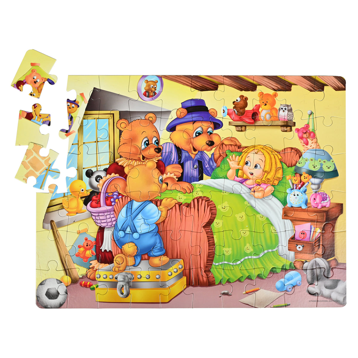 Goldilocks & The Three Bears 60 Pieces Puzzle