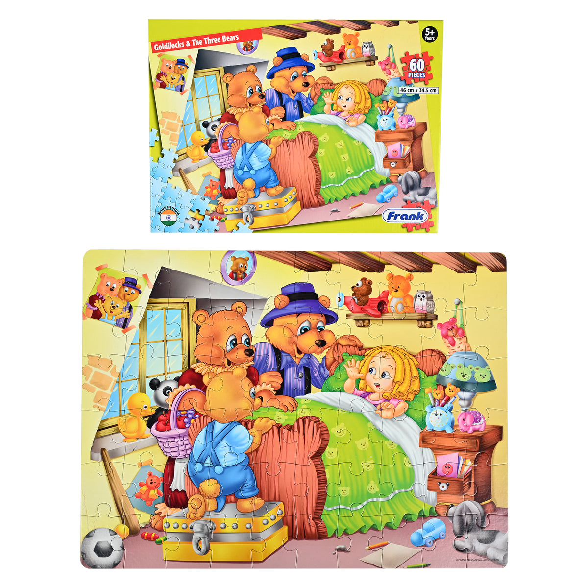 Goldilocks & The Three Bears 60 Pieces Puzzle