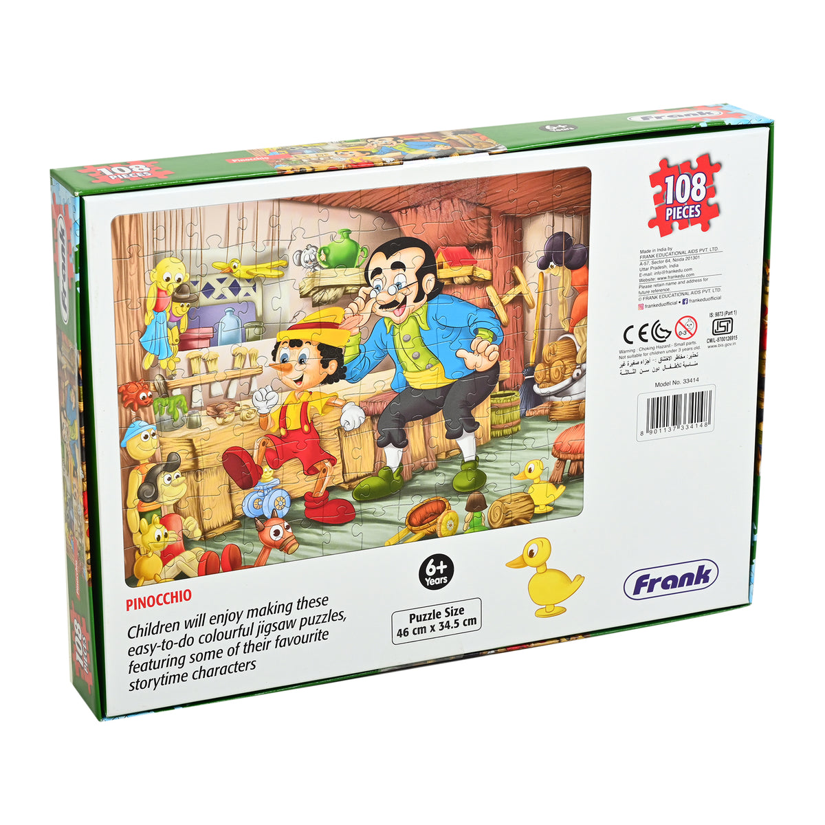 Pinocchio 108 Pieces Puzzle