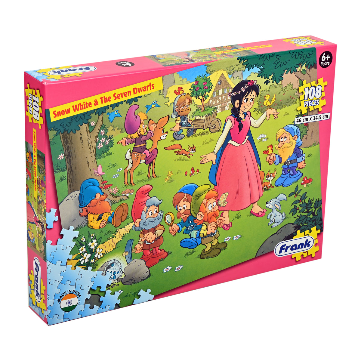 Snow White & The Seven Dwarfs 108 Pieces Puzzle