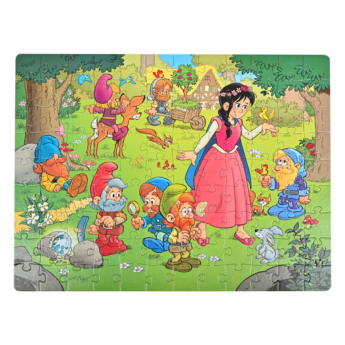 Snow White & The Seven Dwarfs 108 Pieces Puzzle