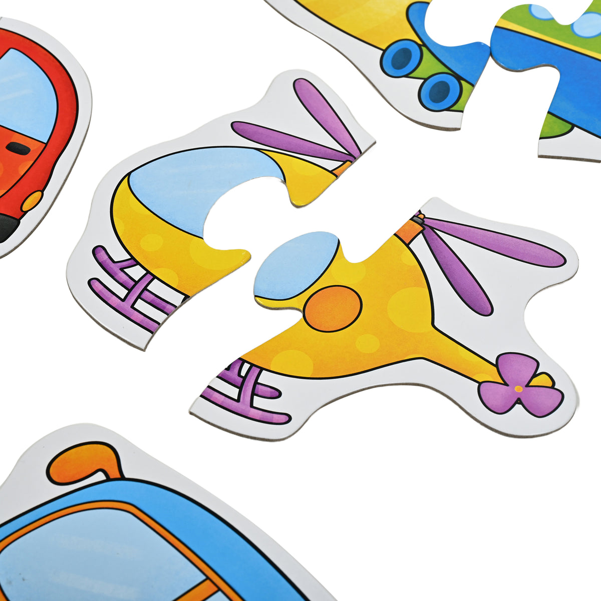 Transport Two-Piece Puzzles
