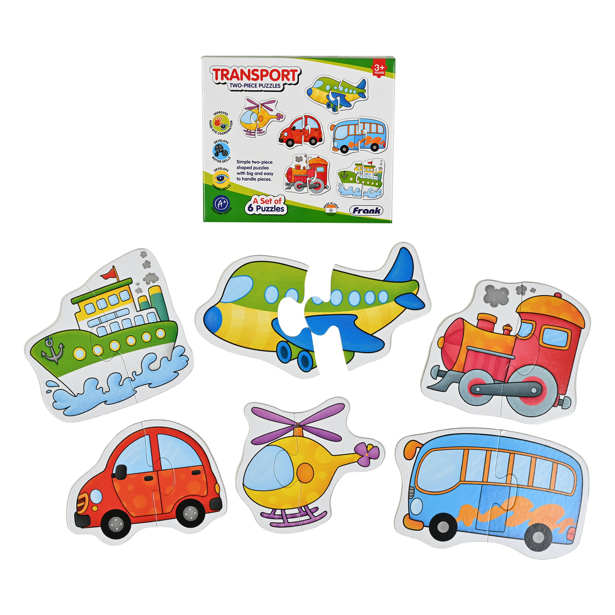 Transport Two-Piece Puzzles