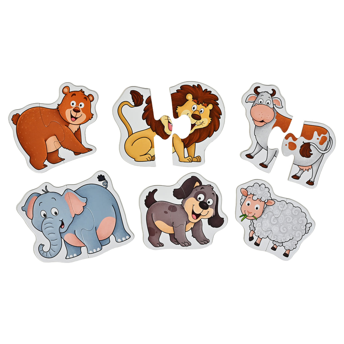 Animals Two-Piece Puzzles