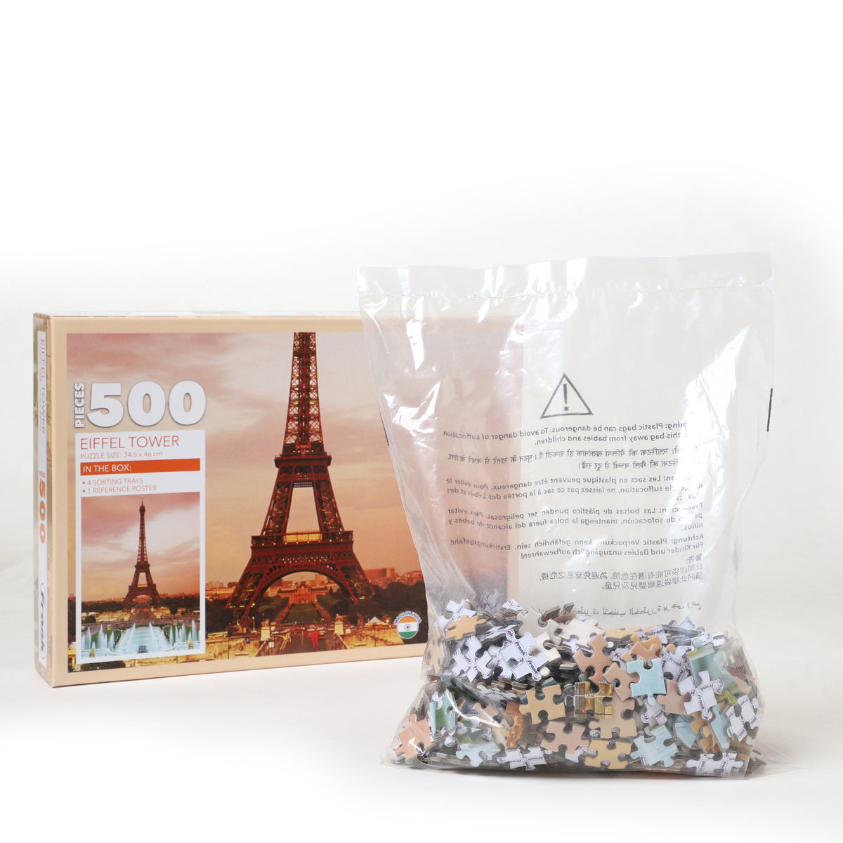 Eiffel Tower 500 Pieces Puzzle