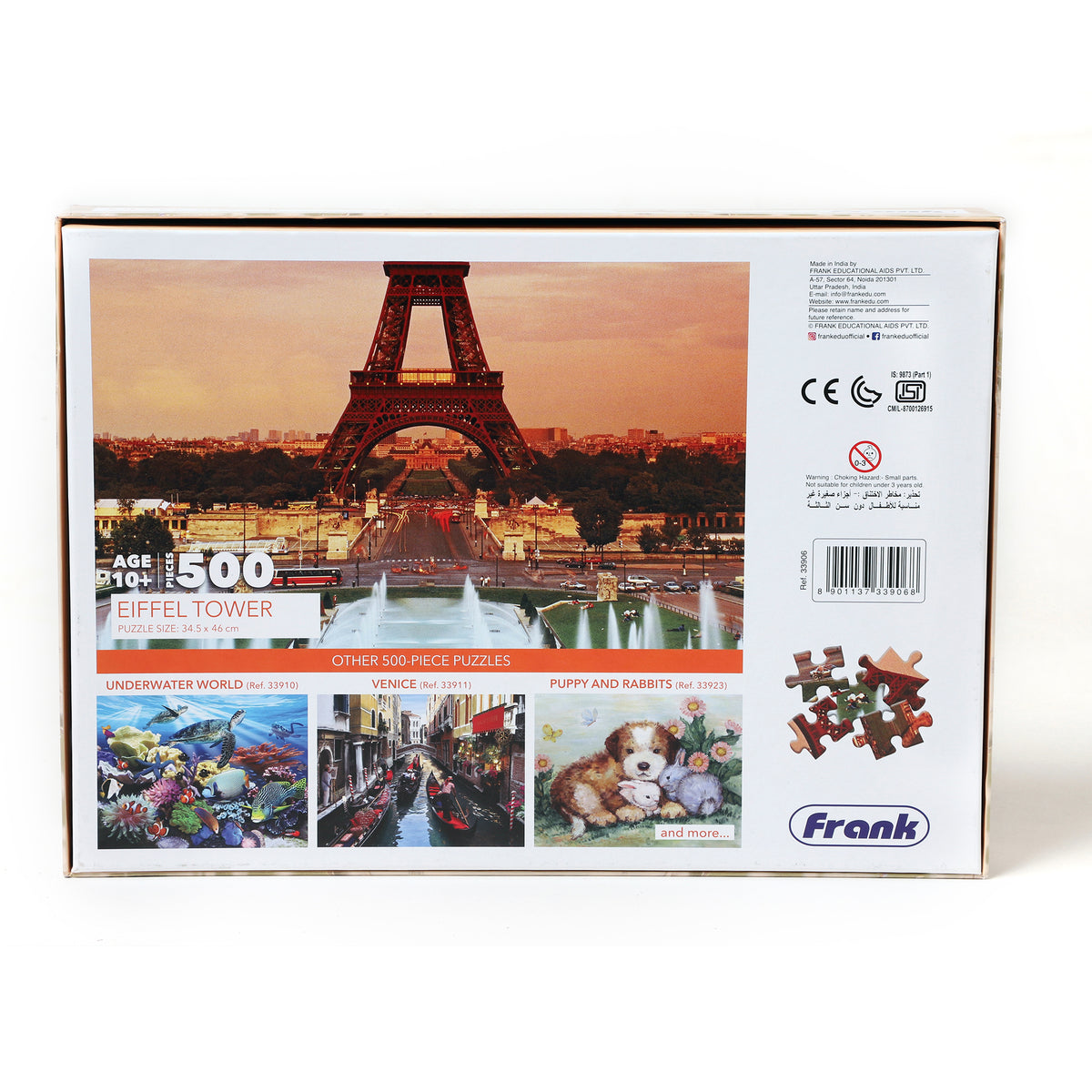 Eiffel Tower 500 Pieces Puzzle