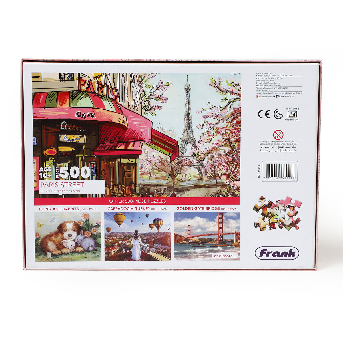 Paris Street 500 Pieces Puzzle