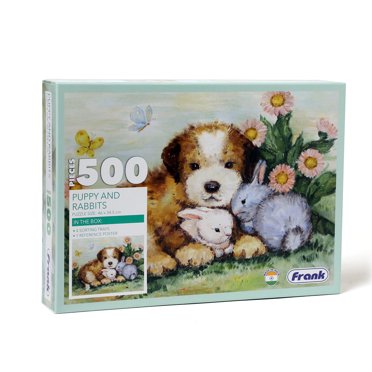 Puppy and Rabbits 500 Pieces Puzzle