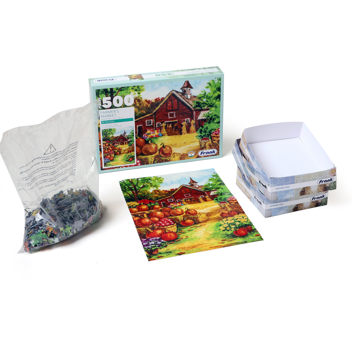 Farmer's Market 500 Pieces Puzzle
