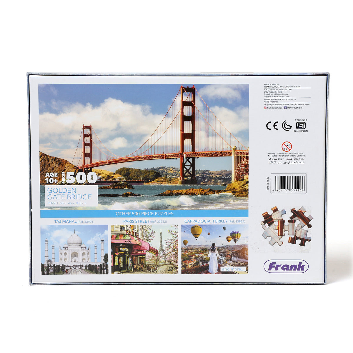 Golden Gate Bridge 500 Pieces Puzzle