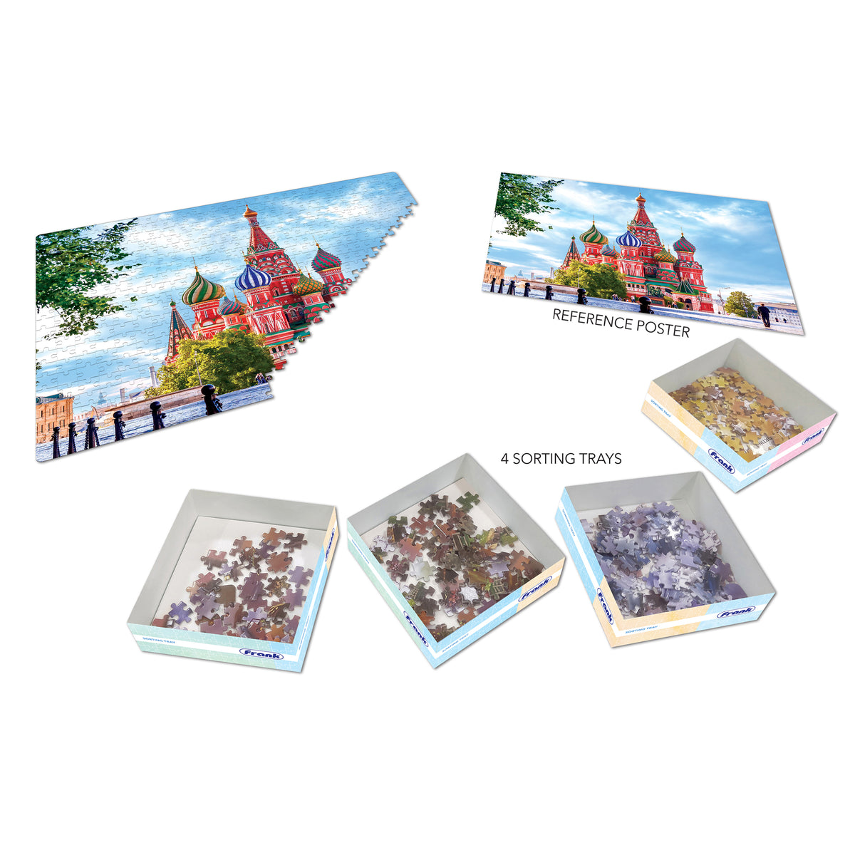 St. Basil's Cathedral 500 Pieces Puzzle