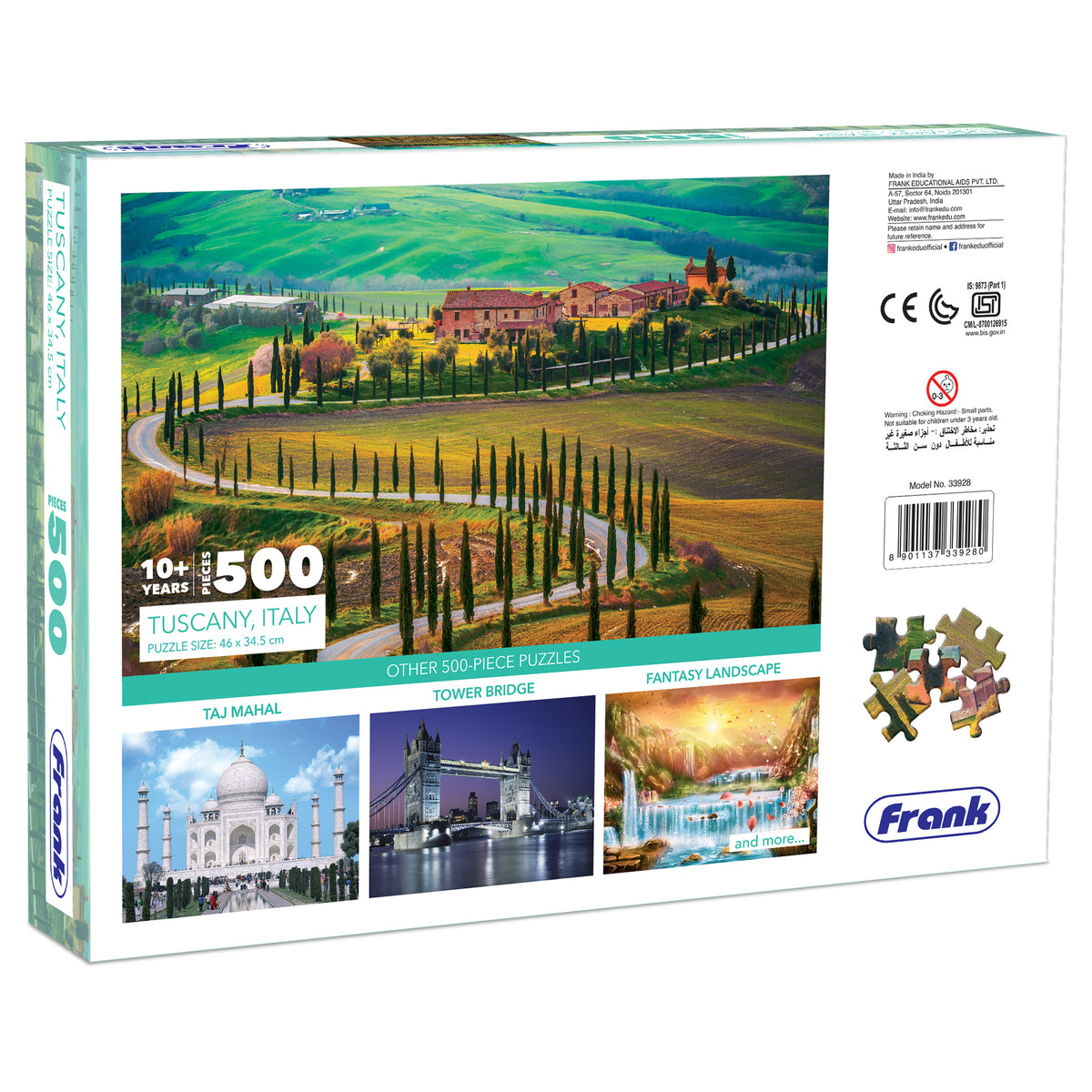 Tuscany, Italy 500 Pieces Puzzle