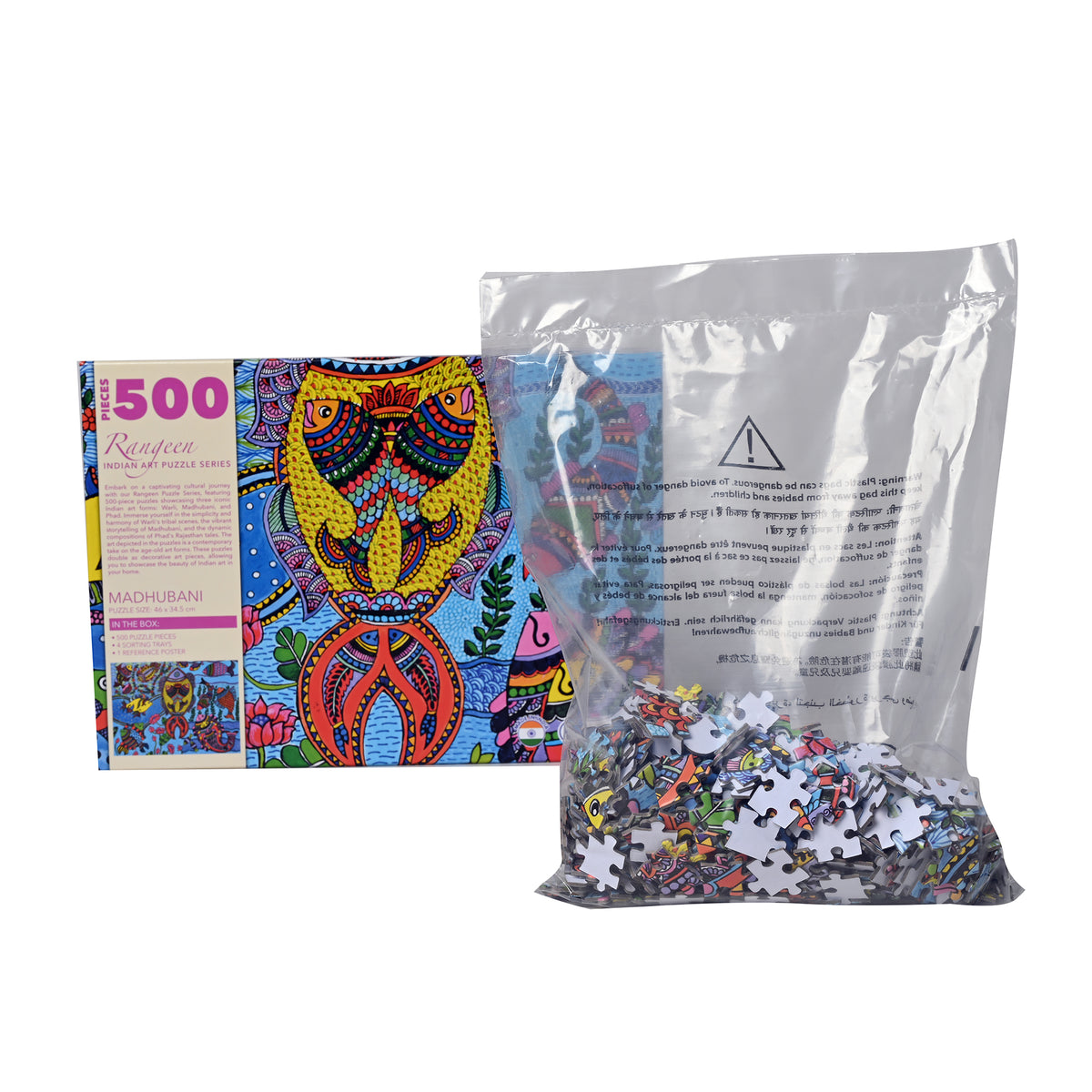 Madhubani 500 Pieces Puzzle
