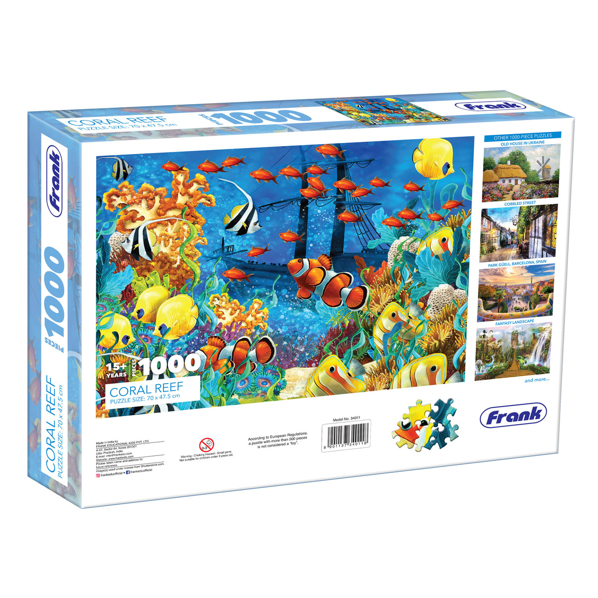 Coral Reef 1000 Pieces Puzzle