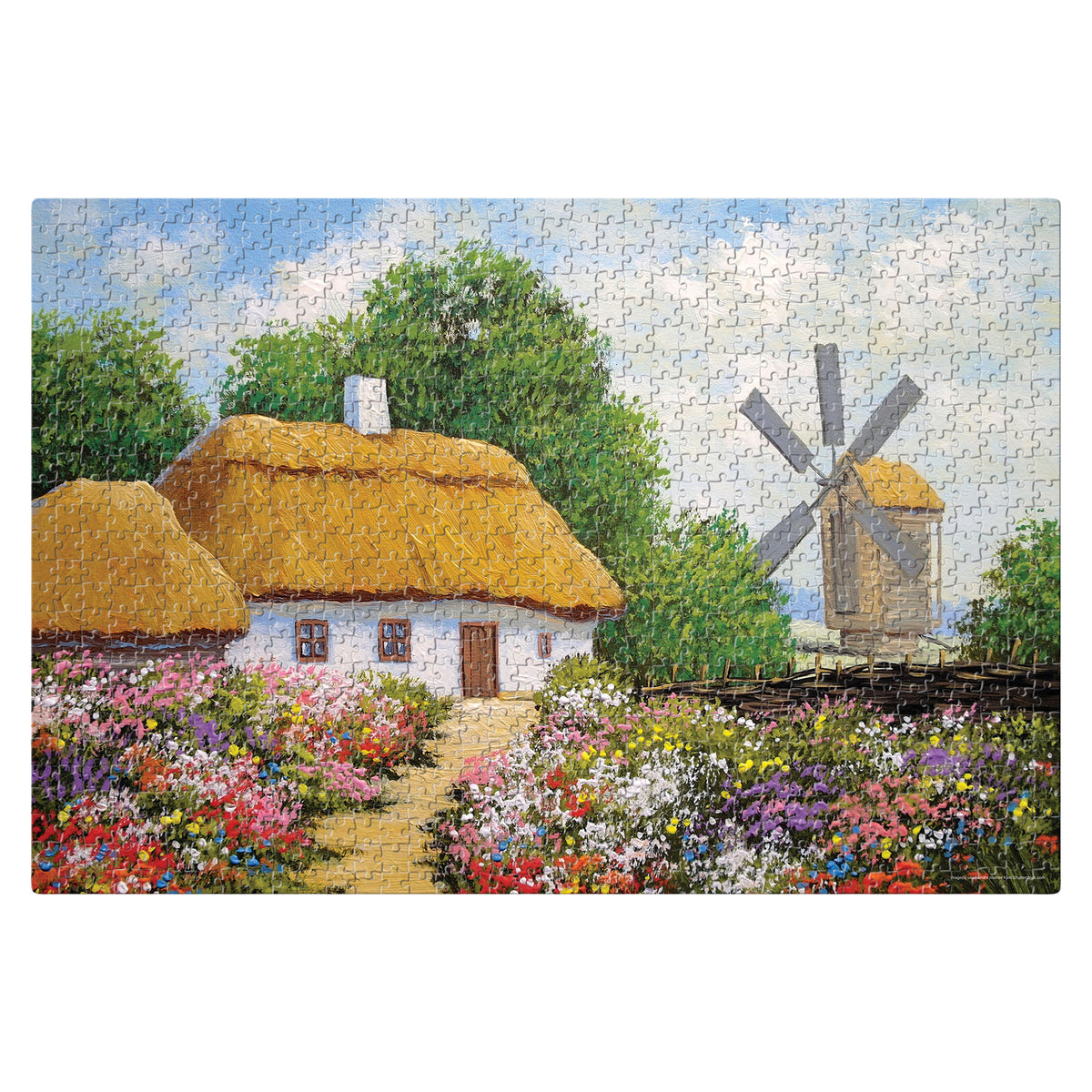 Old House in Ukraine 1000 Pieces Puzzle