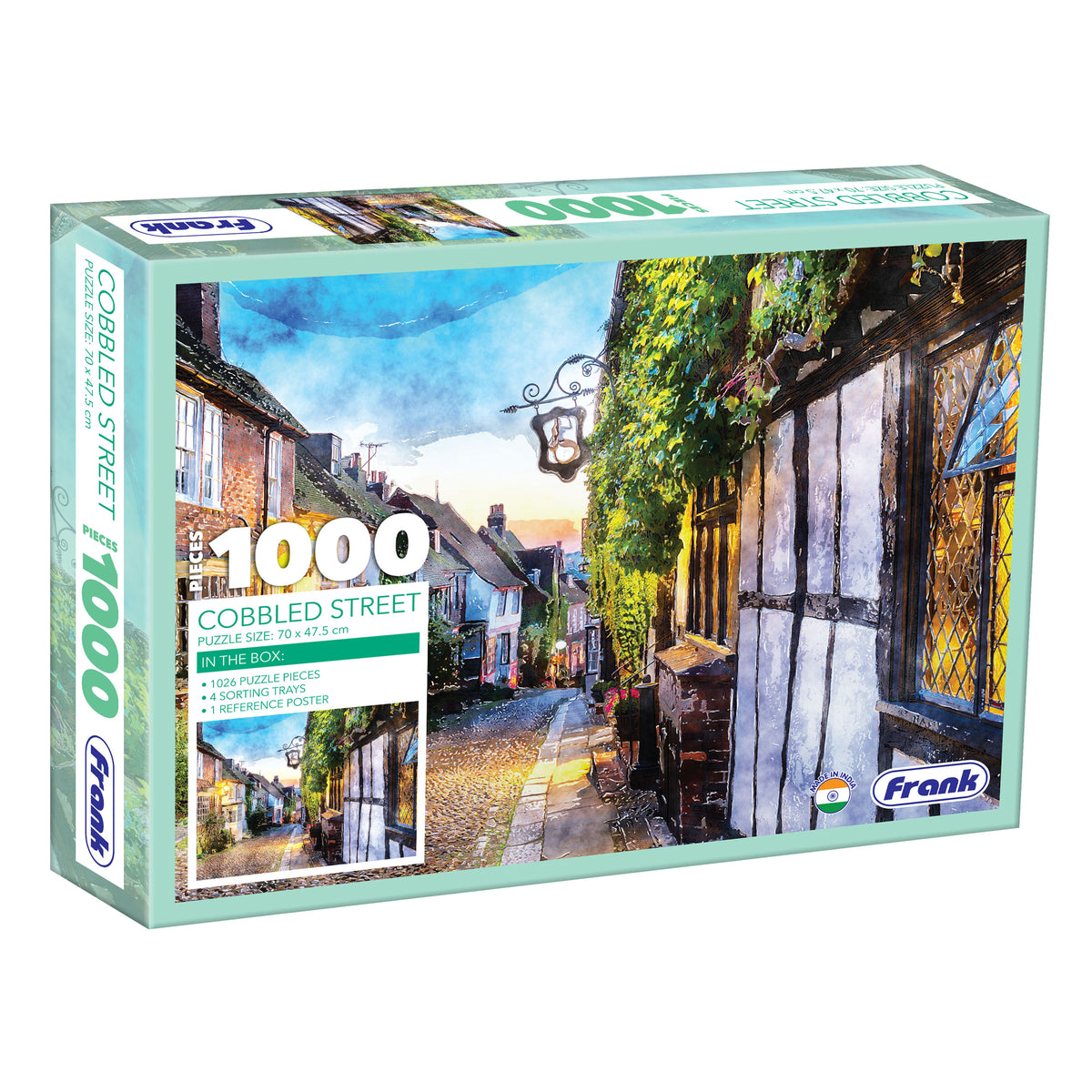 Cobbled Street 1000 Pieces Puzzle