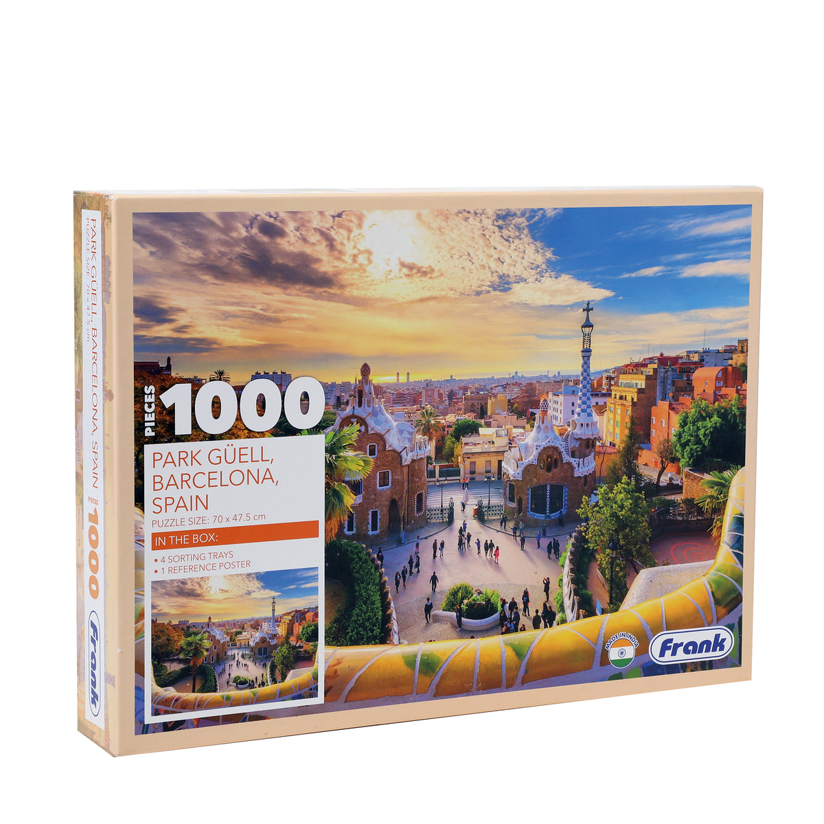 Park Guell, Barcelona, Spain 1000 Pieces Puzzle
