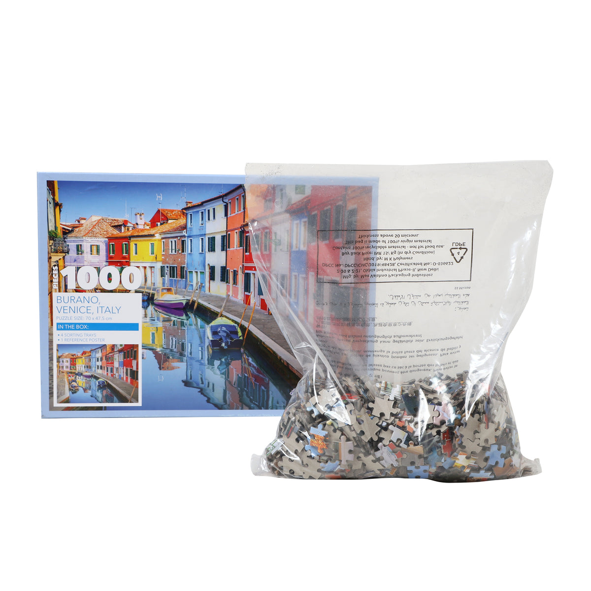 Burano, Venice, Italy 1000 Pieces Puzzle