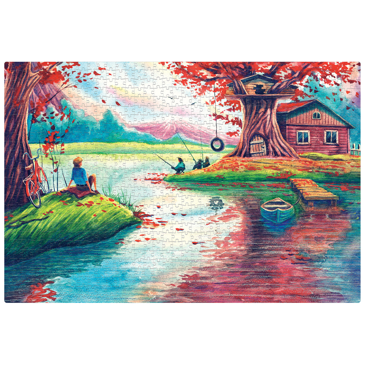 By the Lake 1000 Pieces Puzzle