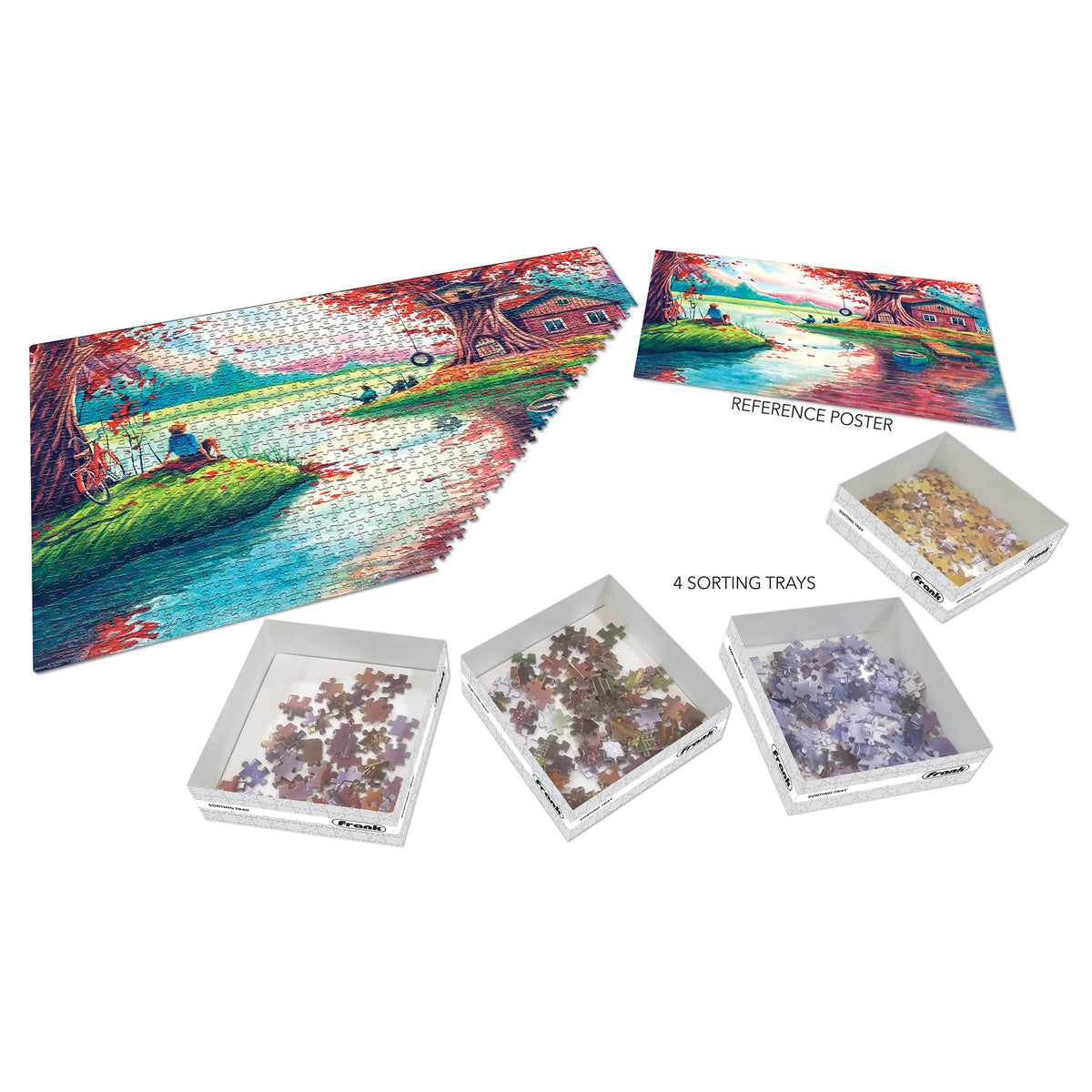 By the Lake 1000 Pieces Puzzle