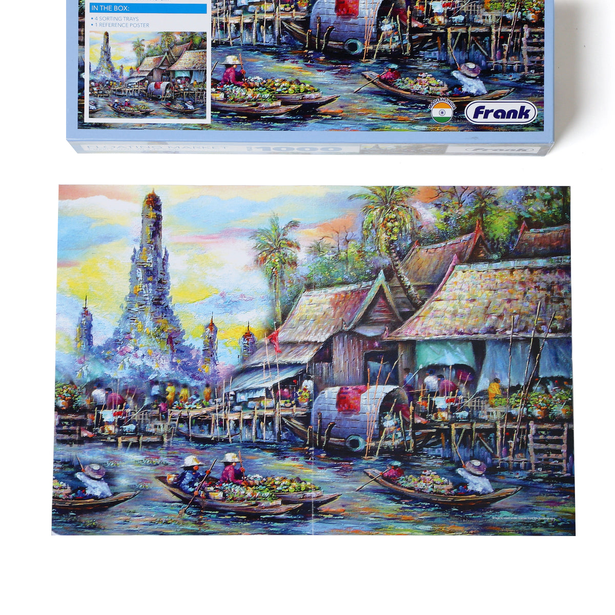 Floating Market 1000 Pieces Puzzle
