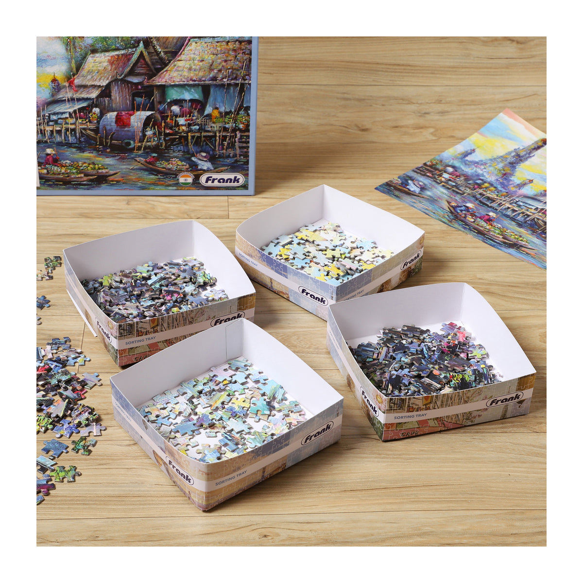 Floating Market 1000 Pieces Puzzle