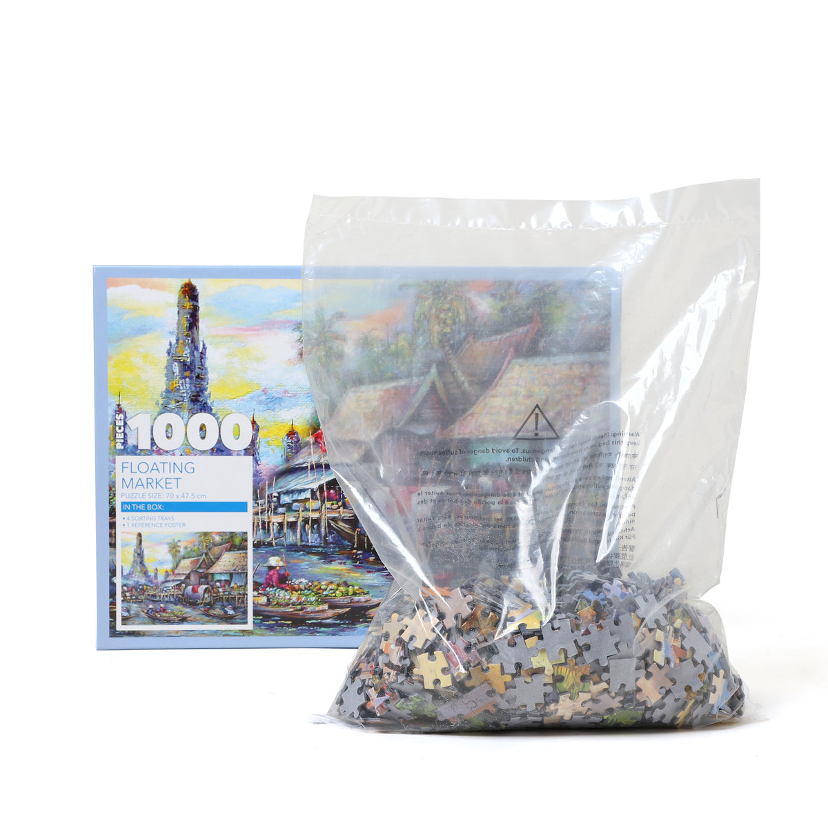 Floating Market 1000 Pieces Puzzle