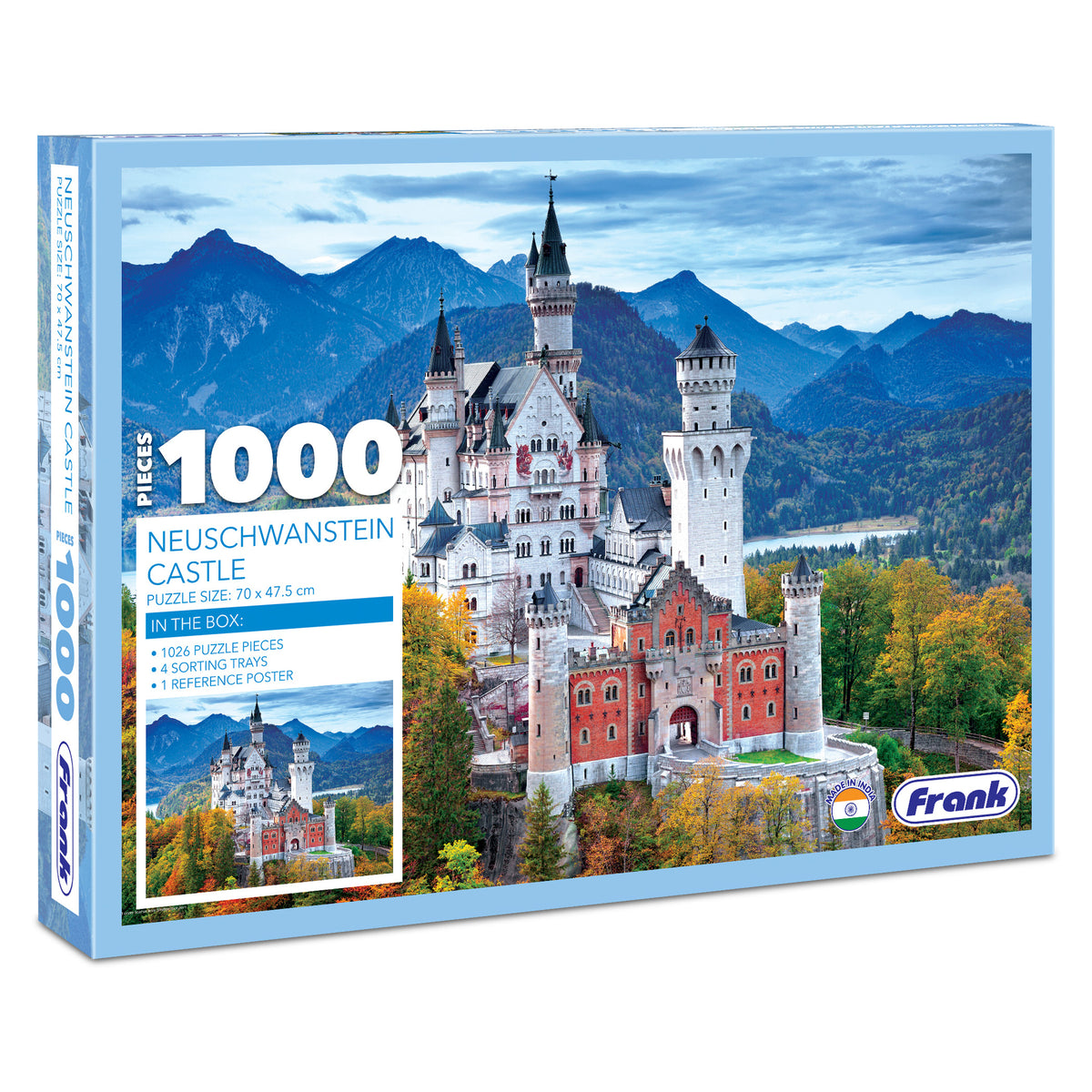 Neuschwanstein Castle 1000 Pieces Puzzle