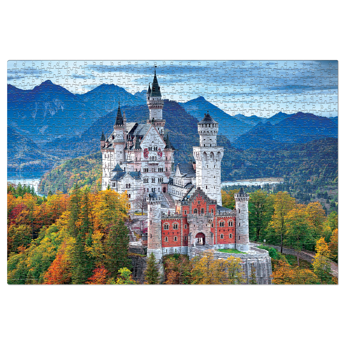 Neuschwanstein Castle 1000 Pieces Puzzle