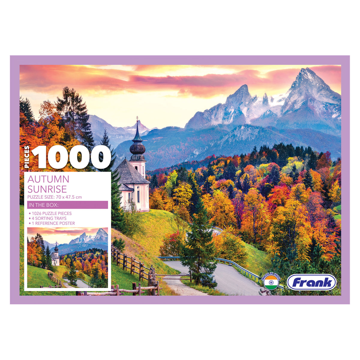 Autumn Sunrise 1000 Pieces Puzzle