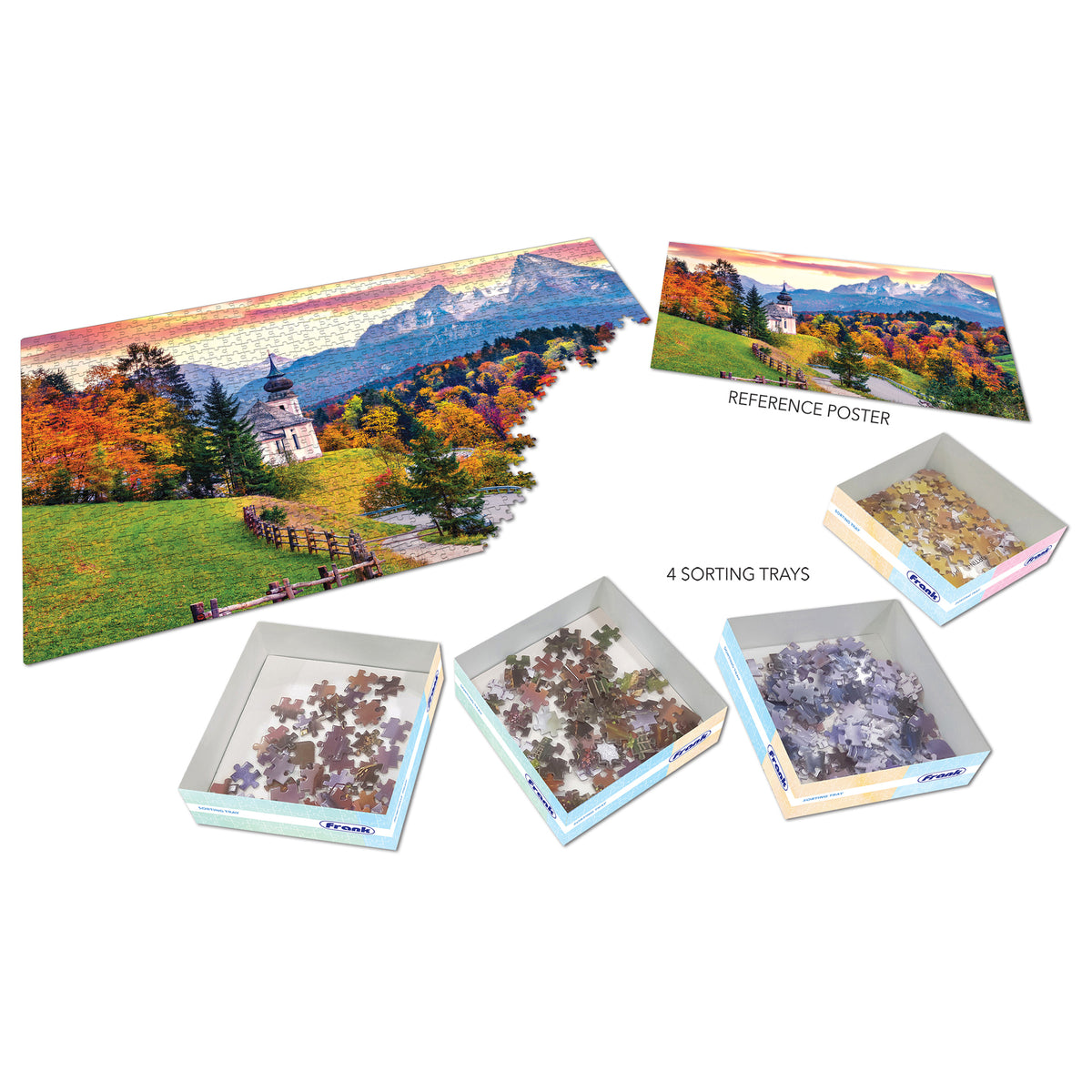 Autumn Sunrise 1000 Pieces Puzzle