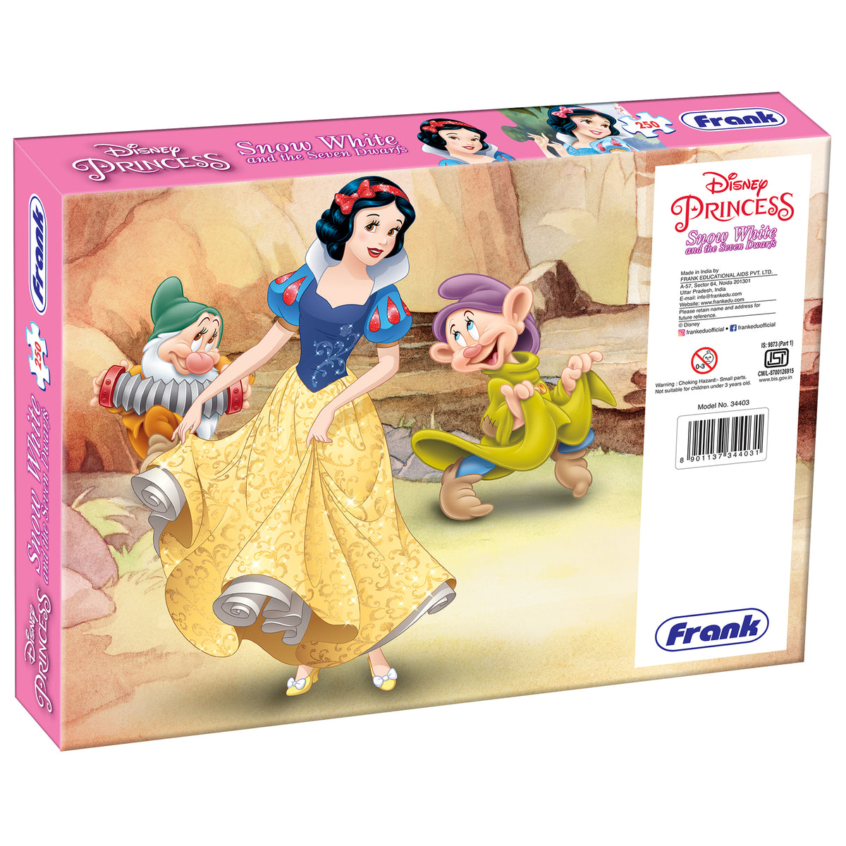Disney Snow White and the Seven Dwarfs 250 Pieces Puzzle