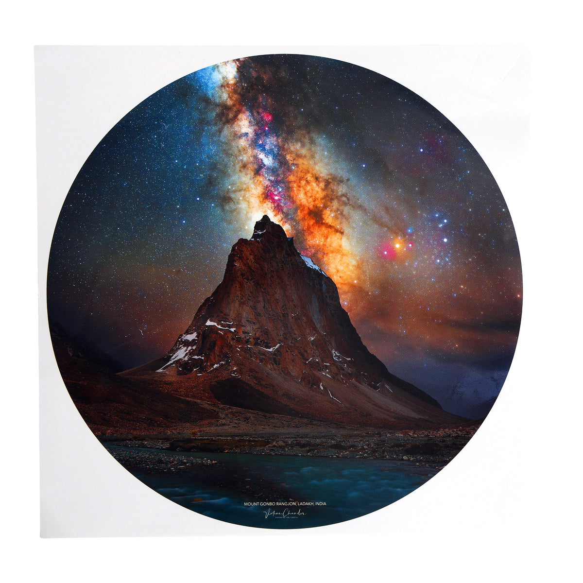 Mystic Mountain 350 Pieces Round Puzzle