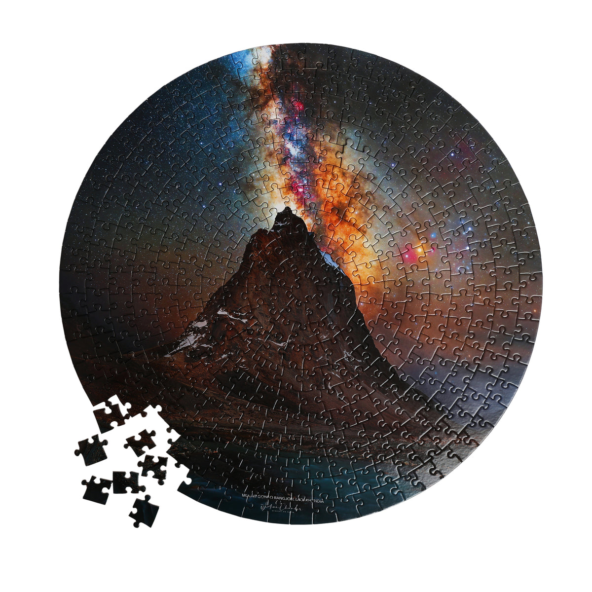 Mystic Mountain 350 Pieces Round Puzzle