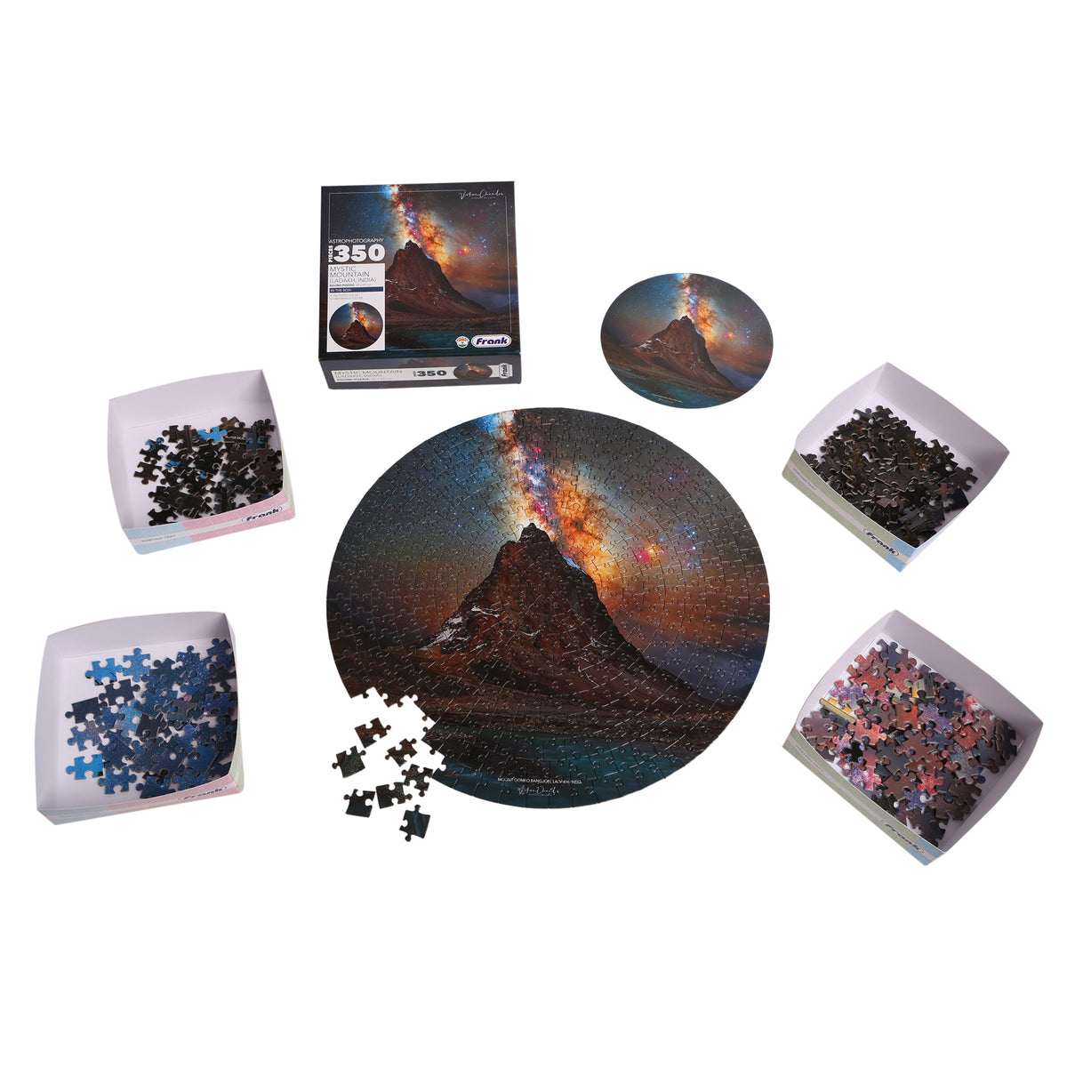 Mystic Mountain 350 Pieces Round Puzzle