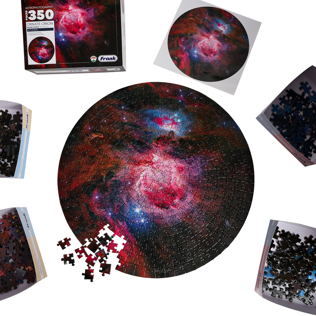 Ornate Orion 350 Pieces Round Puzzle