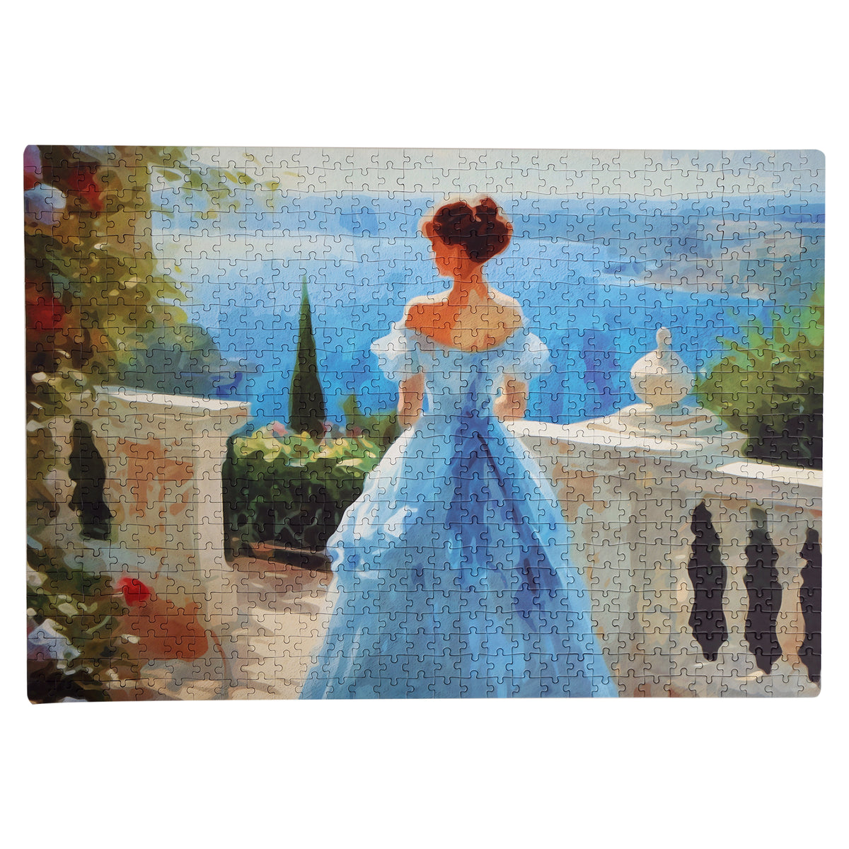 Lady in Blue 750 Pieces Puzzle