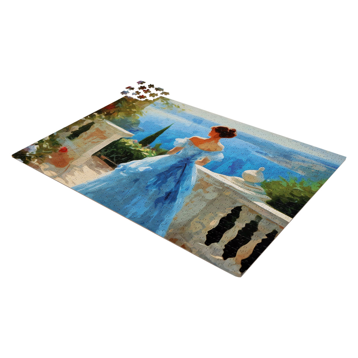 Lady in Blue 750 Pieces Puzzle