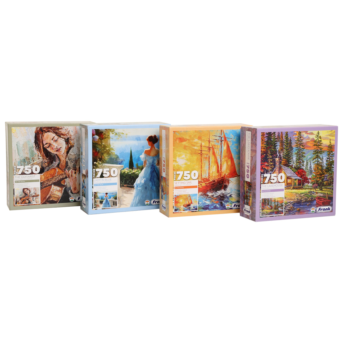 Lady in Blue 750 Pieces Puzzle