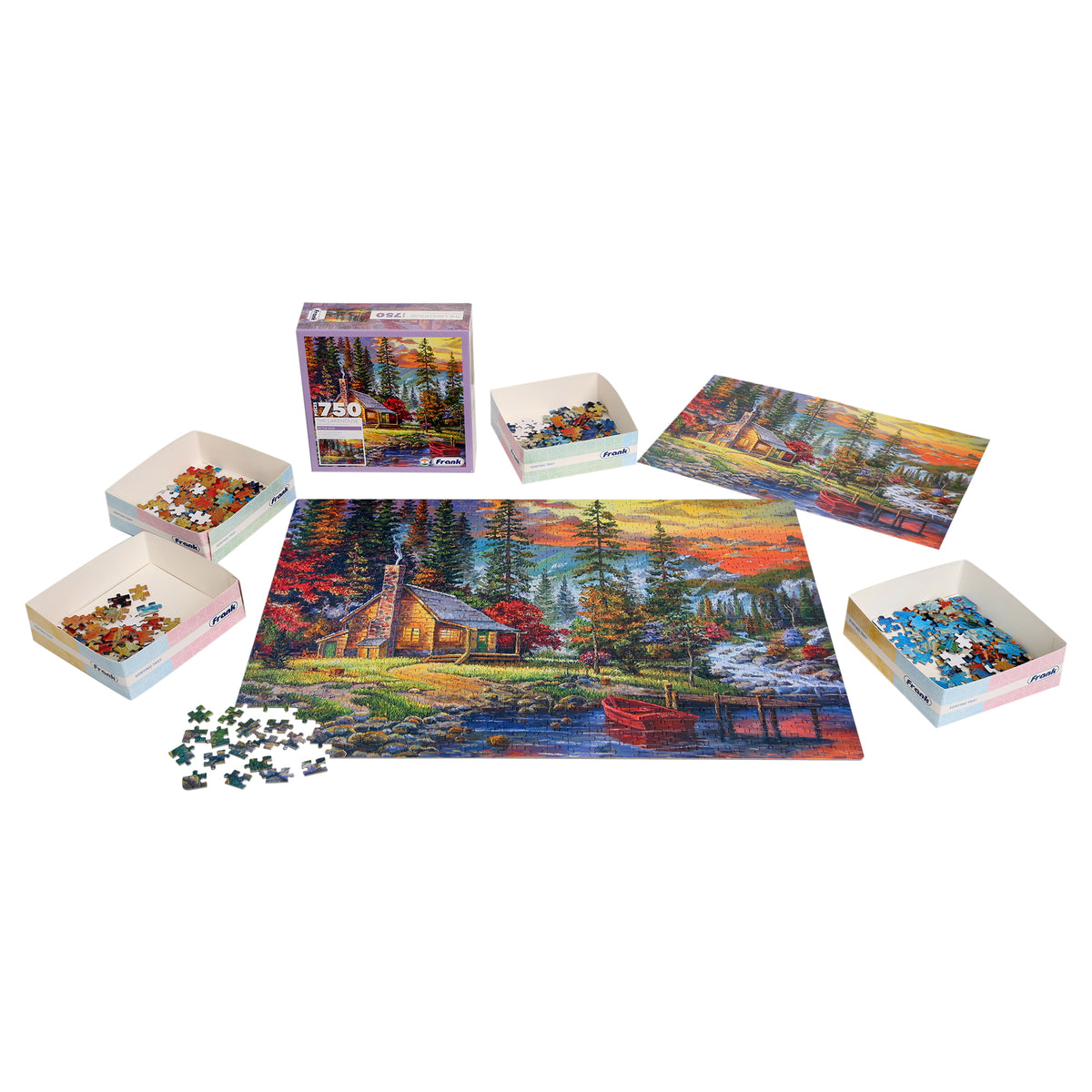 The LakeHouse 750 Pieces Puzzle
