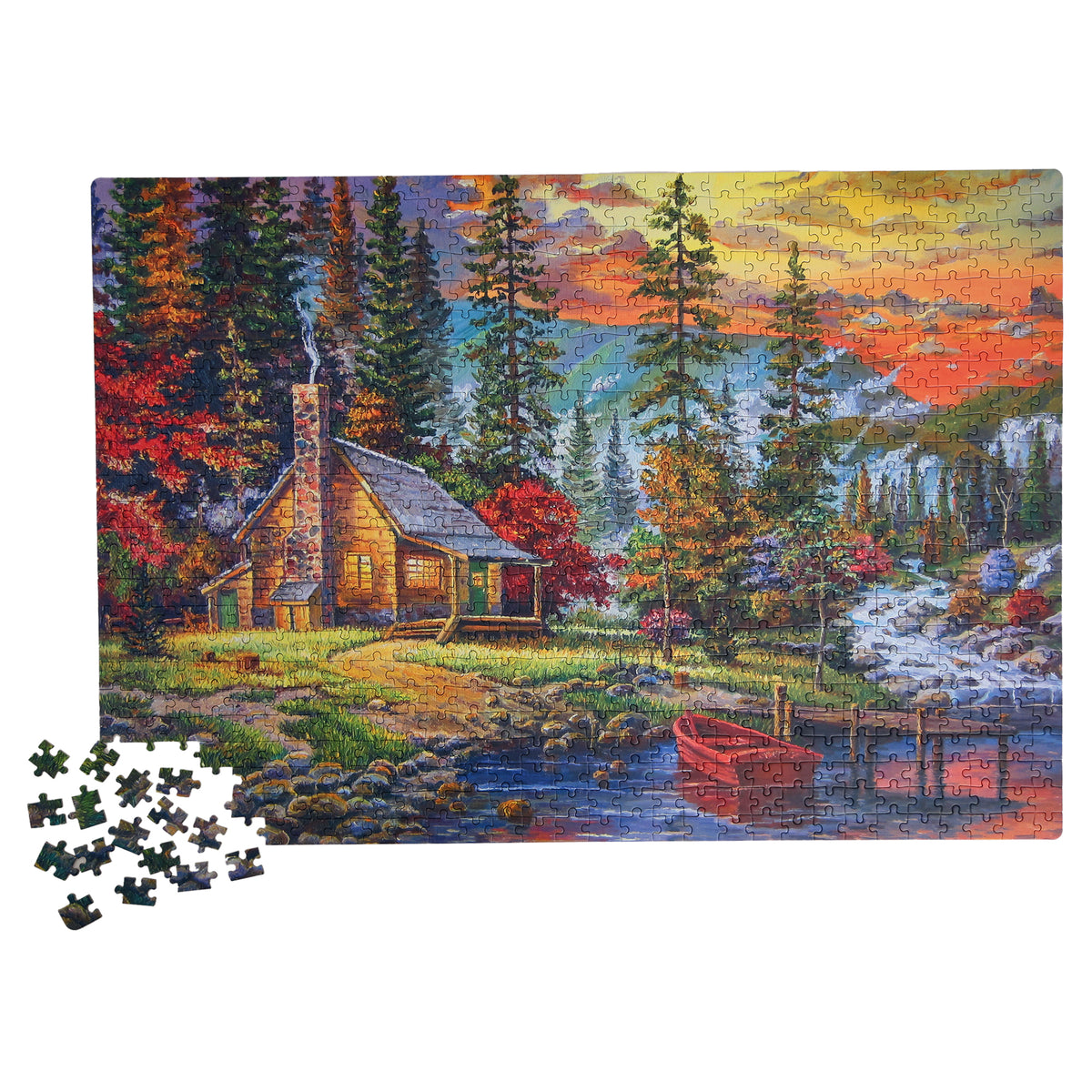 The LakeHouse 750 Pieces Puzzle