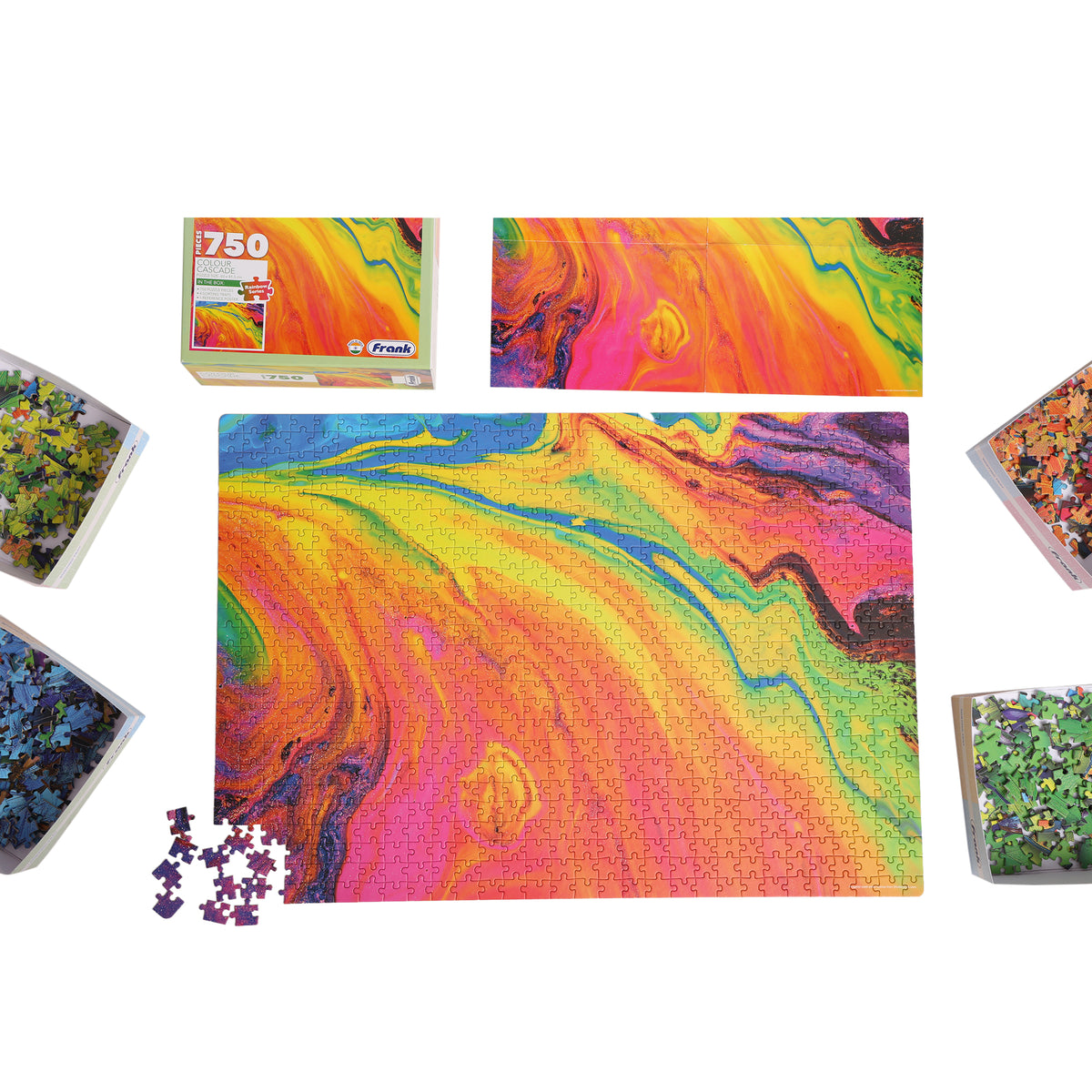 Colour Cascade 750 Pieces Puzzle