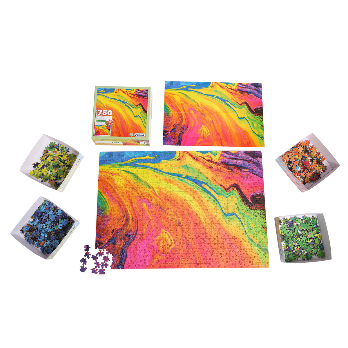 Colour Cascade 750 Pieces Puzzle