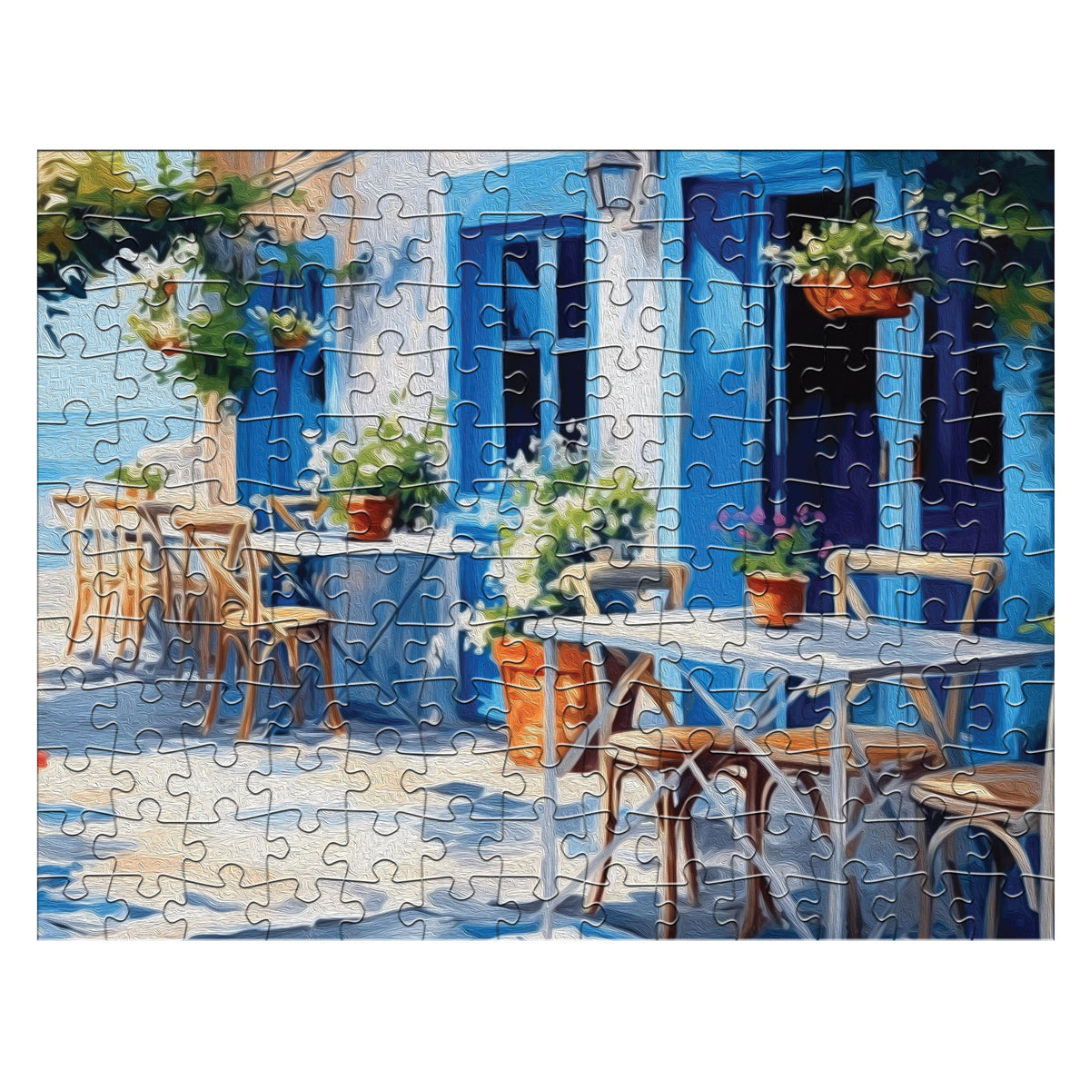 Greek Bistro Collector's Edition 150 Pieces Puzzle