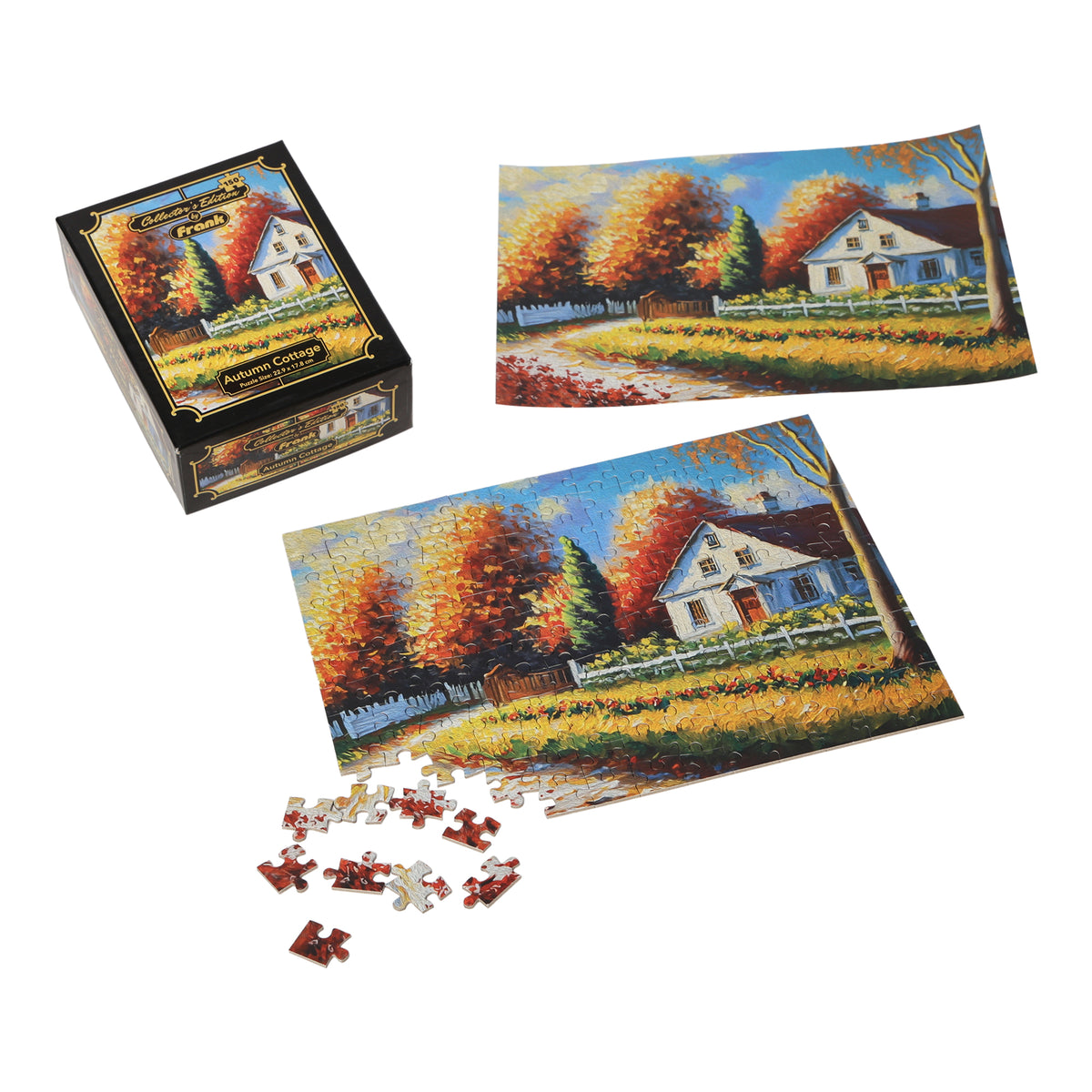 Autumn Cottage Collector's Edition 150 Pieces Puzzle