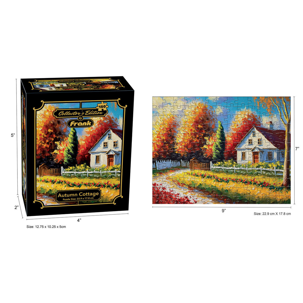 Autumn Cottage Collector's Edition 150 Pieces Puzzle