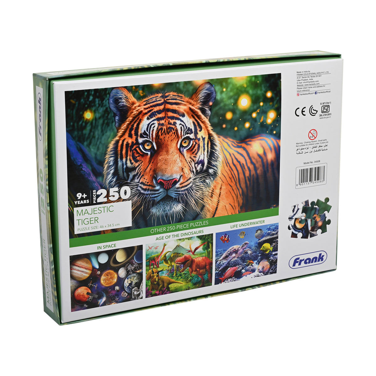 Majestic Tiger 250 Pieces Puzzle