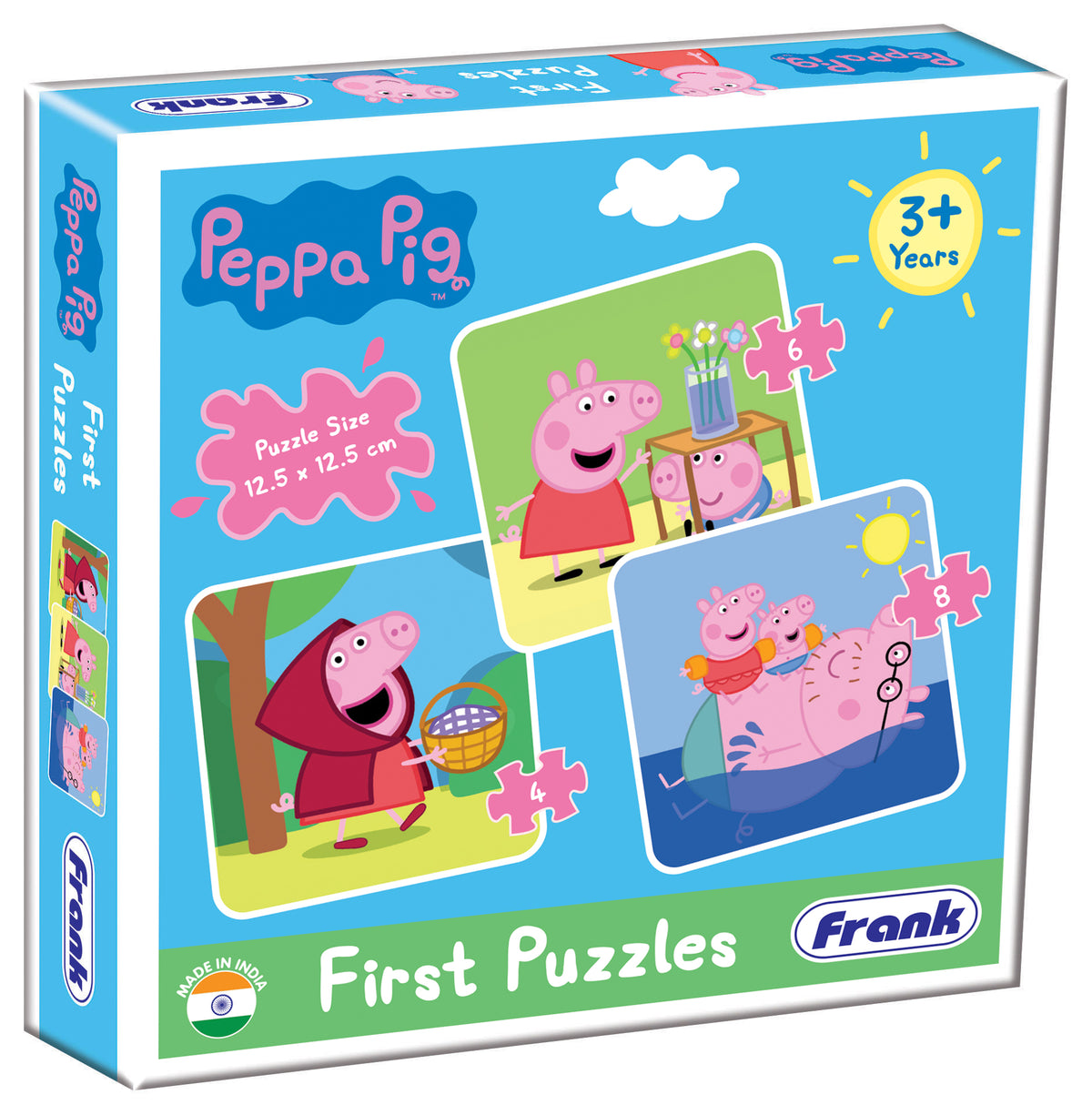 Peppa Pig First Puzzles (4, 6 & 8 Pieces)