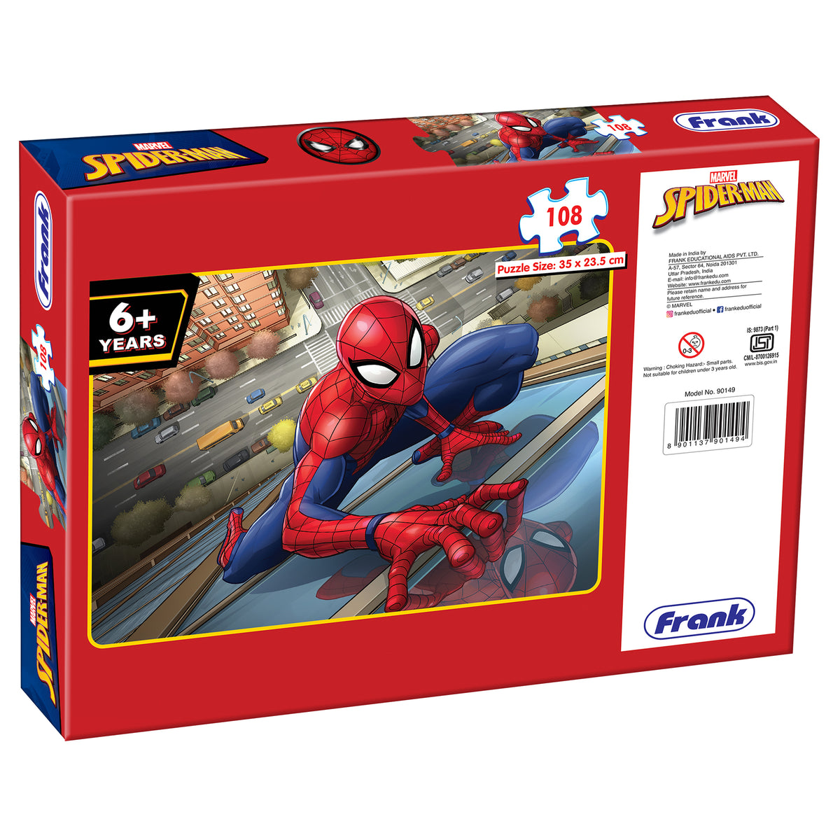 Marvel Spider-Man 108 Pieces Puzzle