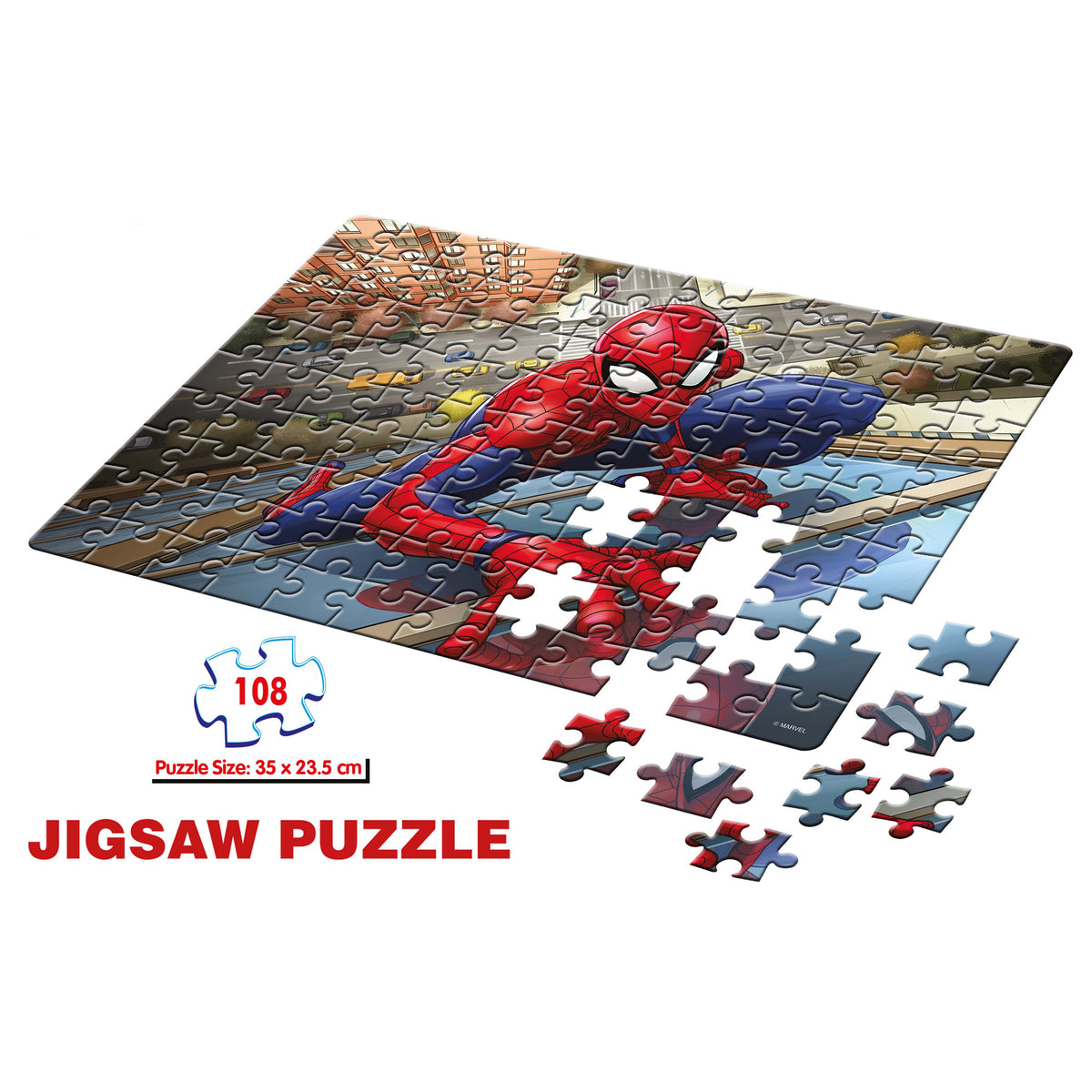 Marvel Spider-Man 108 Pieces Puzzle